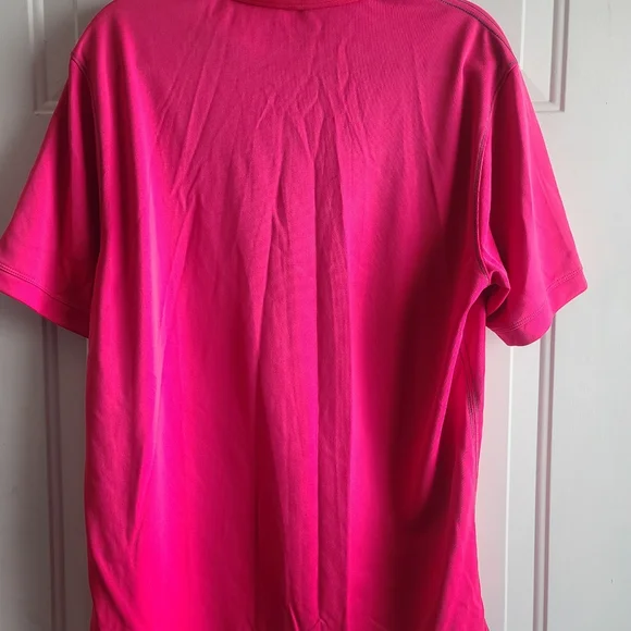 Nike Golf Dri-Fit Men's Size Large PINK Lightweight Polo Shirt. - Picture 4 of 6
